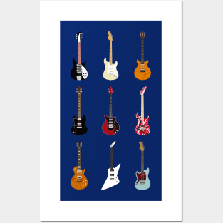 Epic Guitars of Rock ✅ Posters and Art